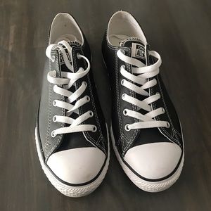 Leather converse